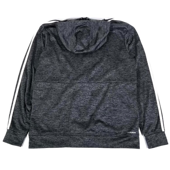 adidas Mens Tech Fleece Full Zip Hoodie Jacket Athletic Marled Gray Mens Medium - Picture 2 of 6